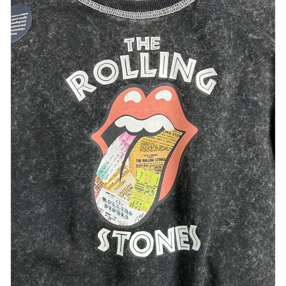 Rolling Stones Unisex Toddler Knit Joggers Set  5T  NWT  Black Graphic  Rocker - Picture 4 of 6